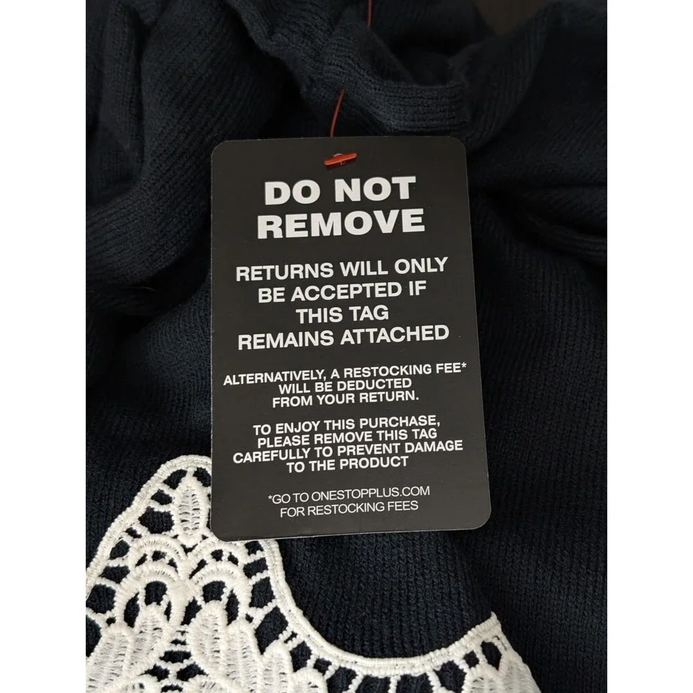 Roamans Crochet Lace Sweater Size 18/20